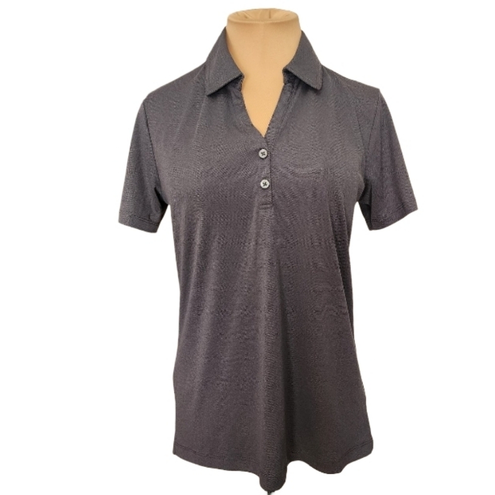 Travis Mathew SSI People Performance Polo Gray Athletic Golf Women's Small‎